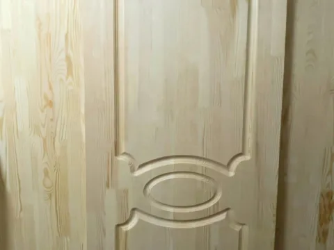 Дверь из сосны и ели 40 x 900 x 2000 мм, «Массив», класс Экстра