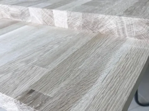 Ступень из дуба 40 x 500 x 1200 мм, «Сращенная», класс Экстра