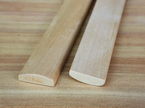Раскладка из липы 10 x 30 x 2000 мм, класс Экстра