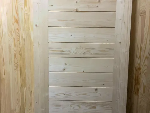 Дверь из сосны и ели 40 x 700 x 2000 мм, «Массив», ДСМ-1, класс AB