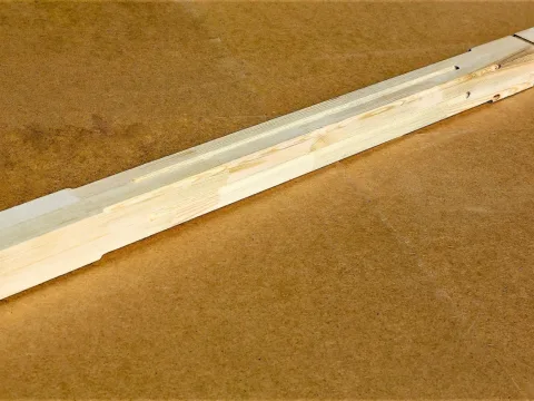 Колонна из сосны и ели 150 x 150 x 3000 мм, №7, класс Экстра