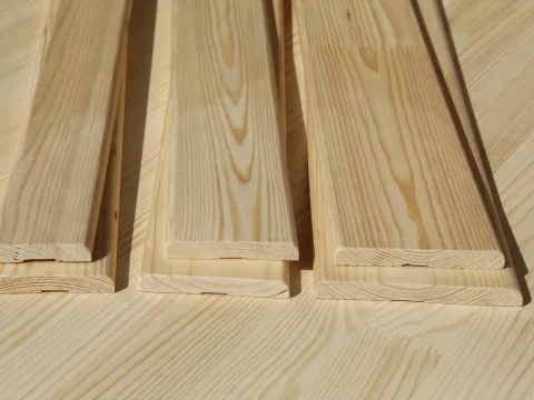 Наличник из сосны и ели 15 x 70 x 3000 мм, класс Экстра
