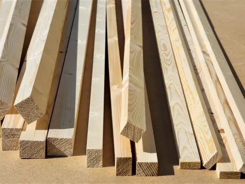 Рейка строганная из сосны и ели 20 x 40 x 2000 мм, класс AB