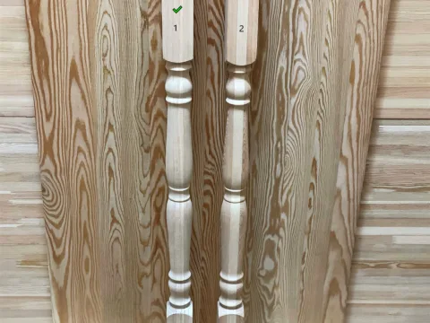 Балясина из лиственницы 50 x 50 x 900 мм, №1, класс Экстра