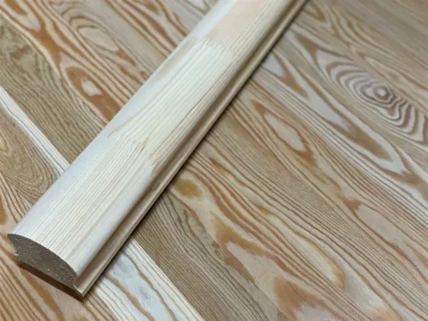 Поручень из сосны 50 x 70 x 4000 мм, класс Экстра